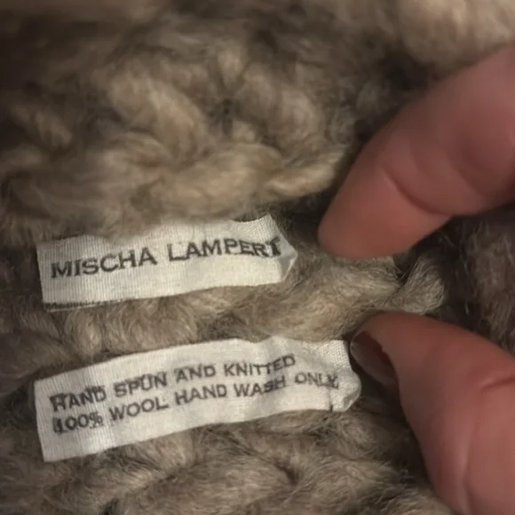 Chunky Knit Brown Hat - Picture 2 of 3